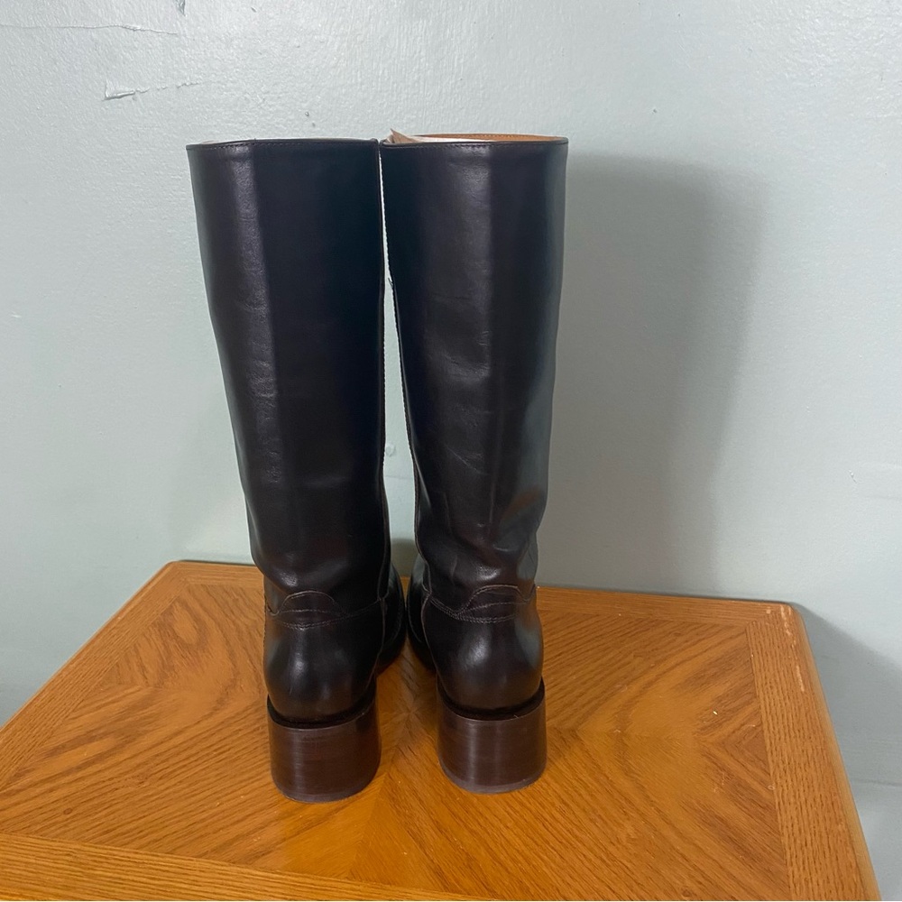 Frye Campus 14L Boot Dark Brown Leather Size 6 - Picture 6 of 12